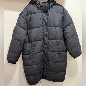 Arizona Jean Company Charcoal Puffer Coat